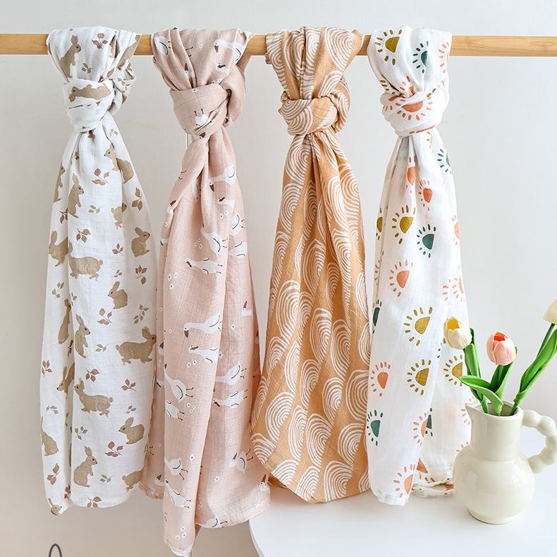 Baby Muslin Swaddle Cloth (Set)