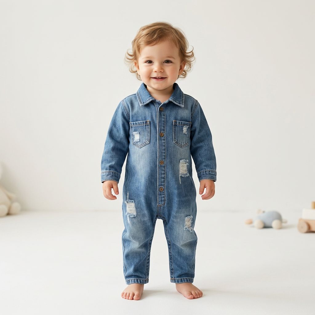 Denim Jumpsuits for Toddlers