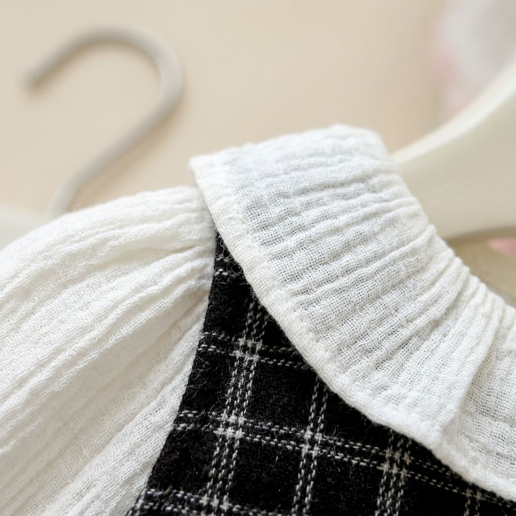 Infants Cotton Long-Sleeved Dress (Set)