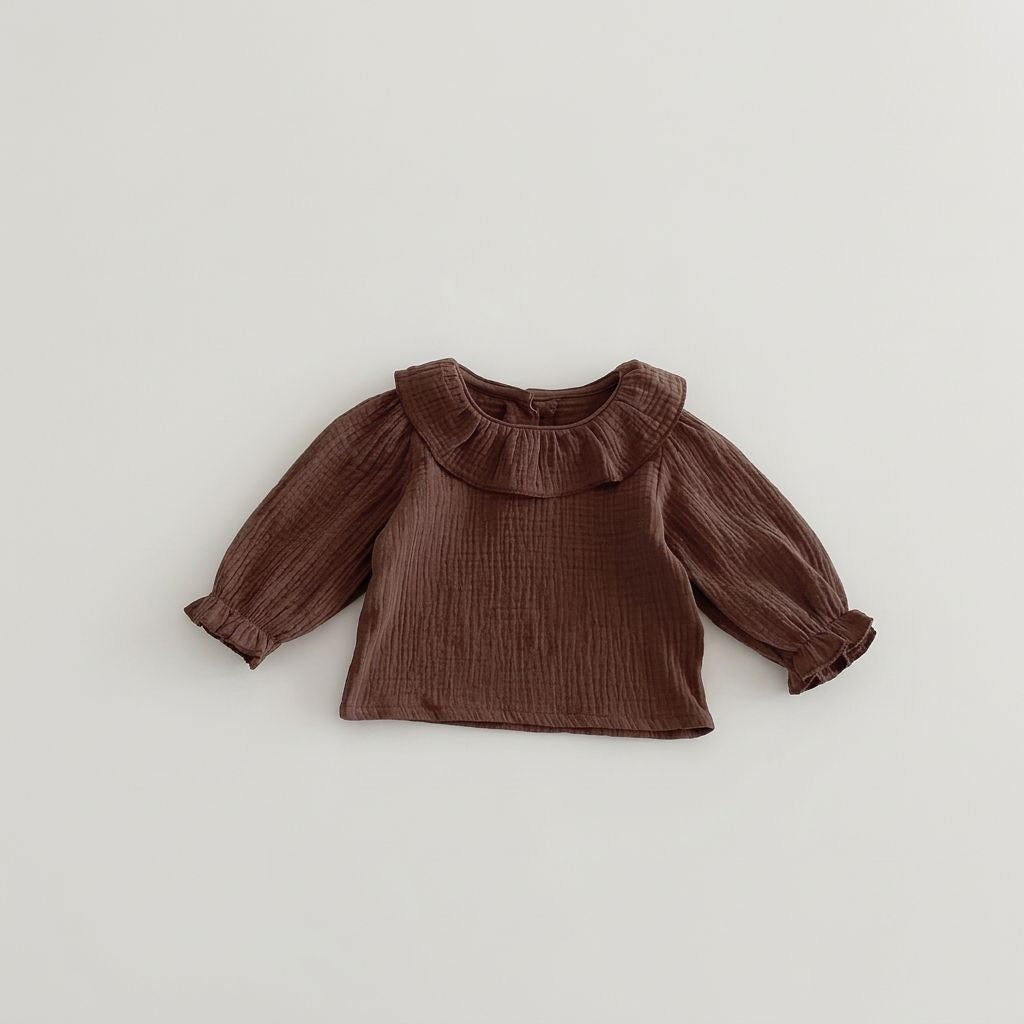 Infants Cotton Long-Sleeved Dress (Set)