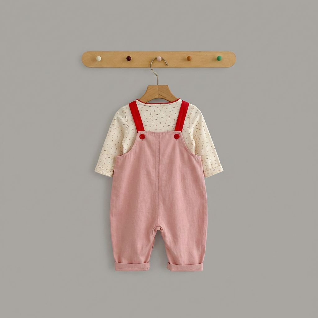 Cotton Dungaree and top for Winter