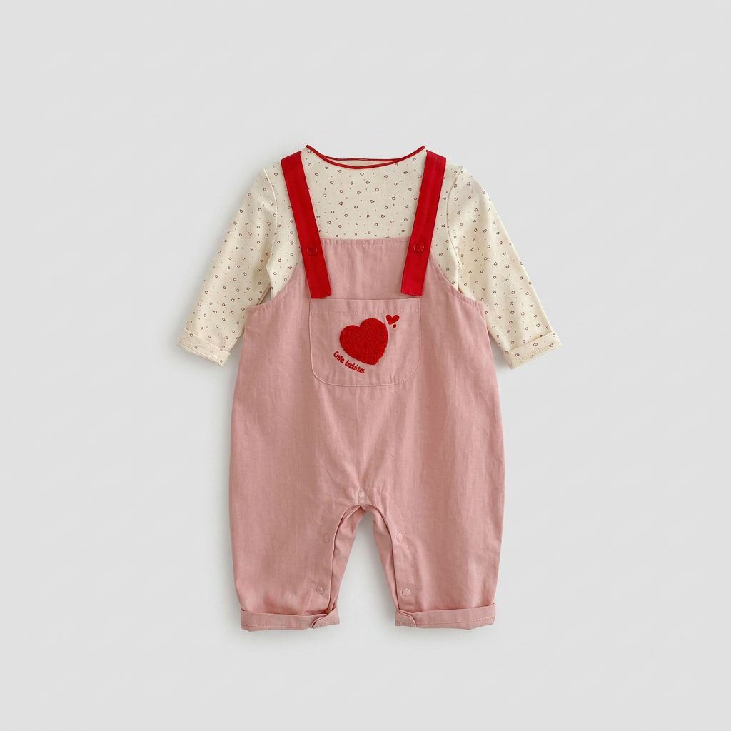 Cotton Dungaree and top for Winter