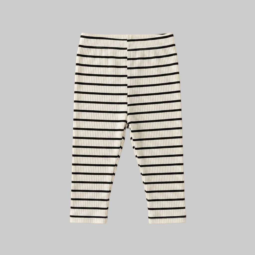 Soft Ribbed Cotton Baby Pants (Single)