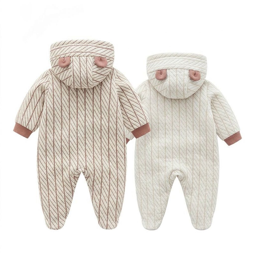 Thick and Warm Baby Jumpsuit (Set)