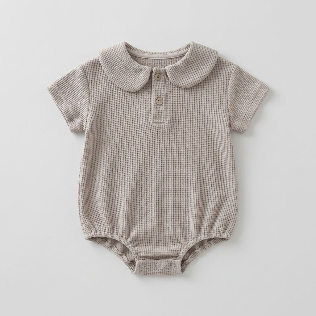 Waffle textured Romper