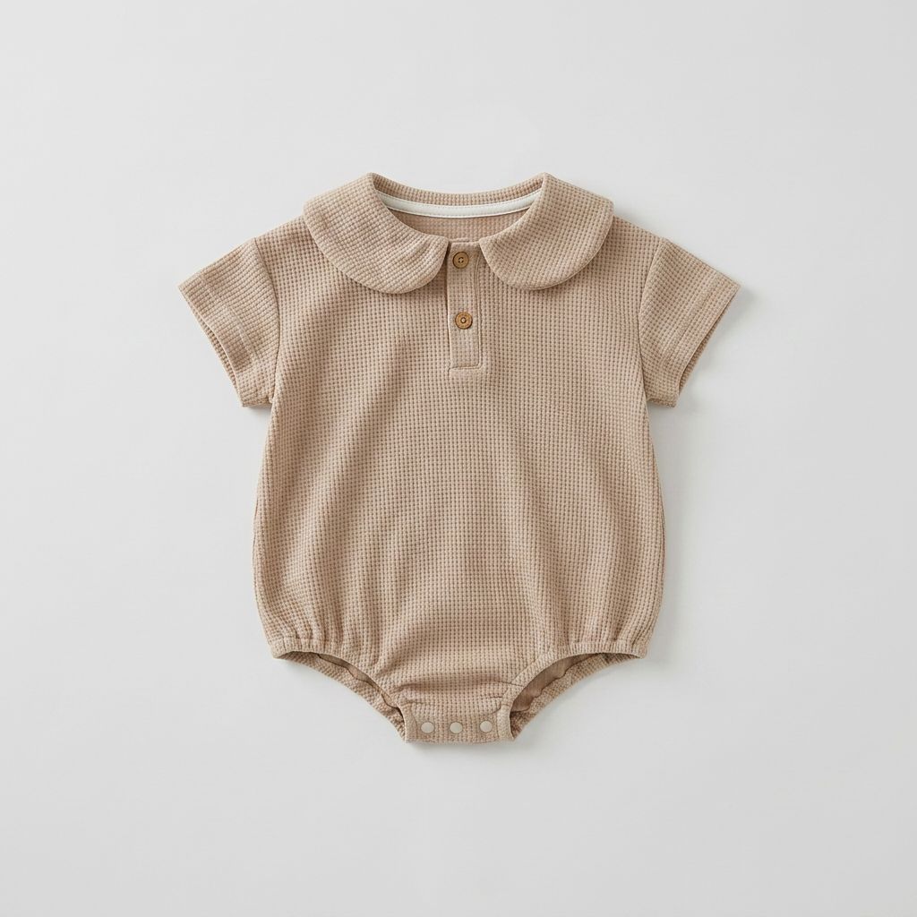 Waffle textured Romper